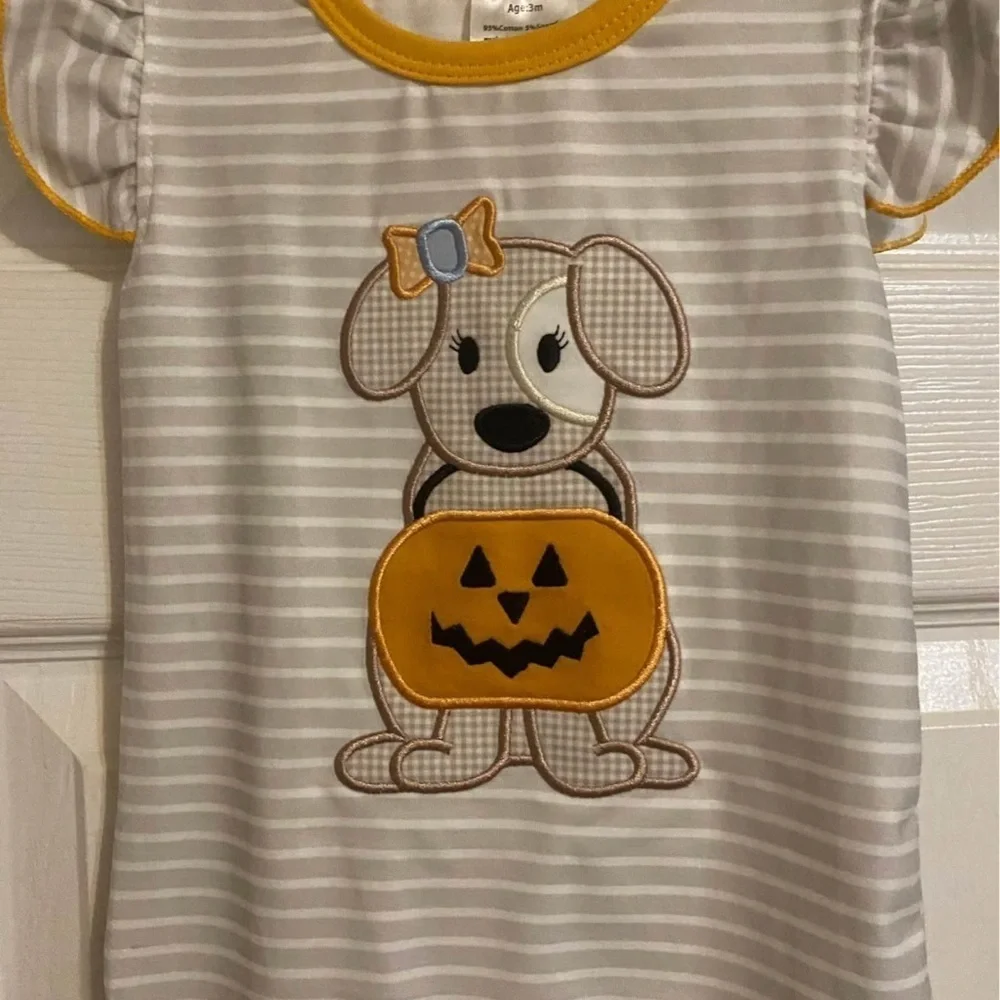 New Halloween Puppy Romper